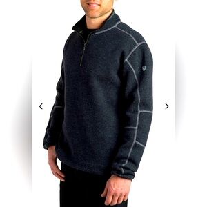 Kuhl men’s Thor 1/4 zip size xl color pirate blue new with tags